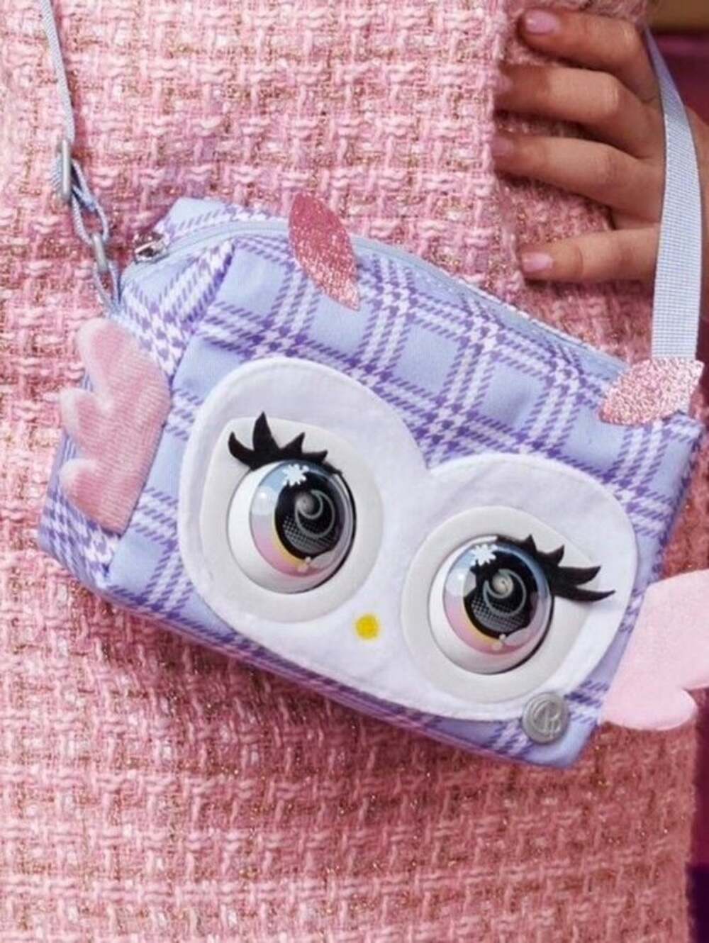 Purse Pets Print Perfect Hoot Couture Owl Interactive Handbag Crossbody